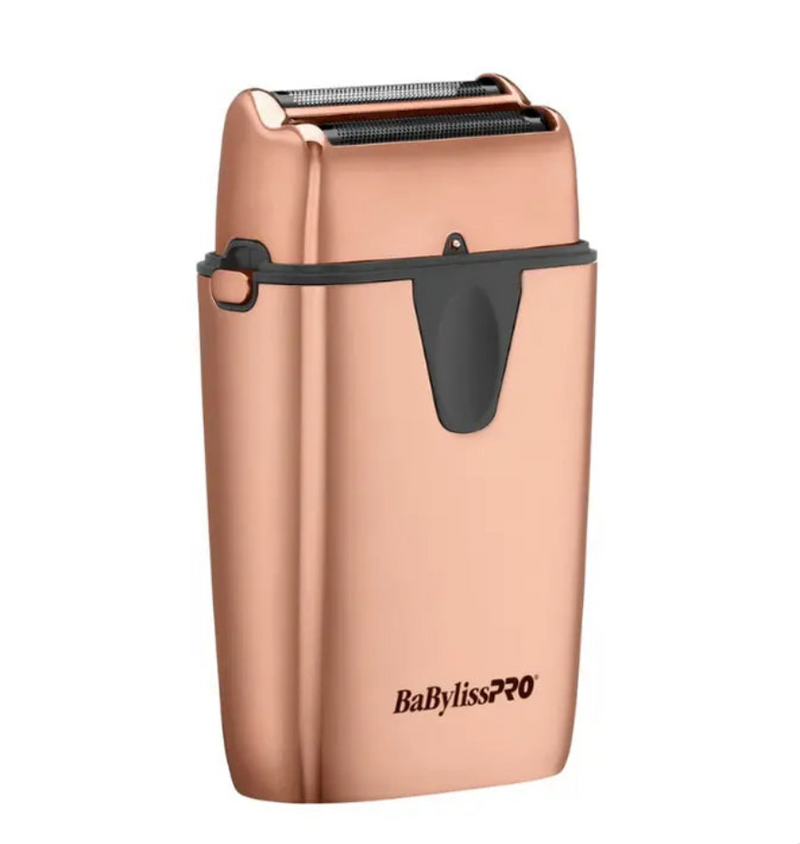 BaBylissPRO UV Desinfecting Rose Gold Double Foil Shaver - Kills 99.9% Of Bacteria - FXLFS1RG