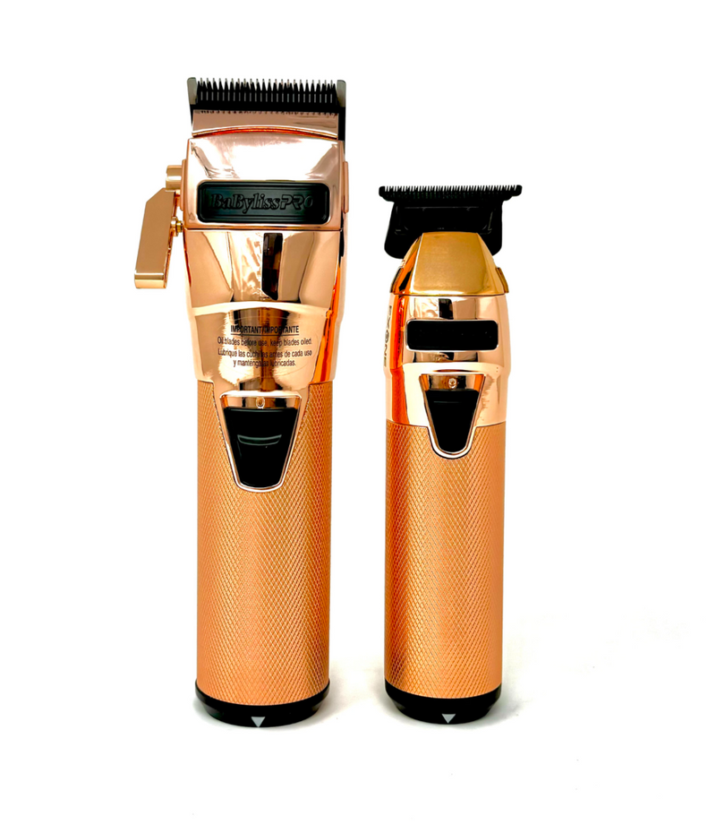 Babylisspro 2pc ROSEGOLDFXONE Combo by PBC – FXONE Clipper FX899RG, FXONE Trimmer FX799RG