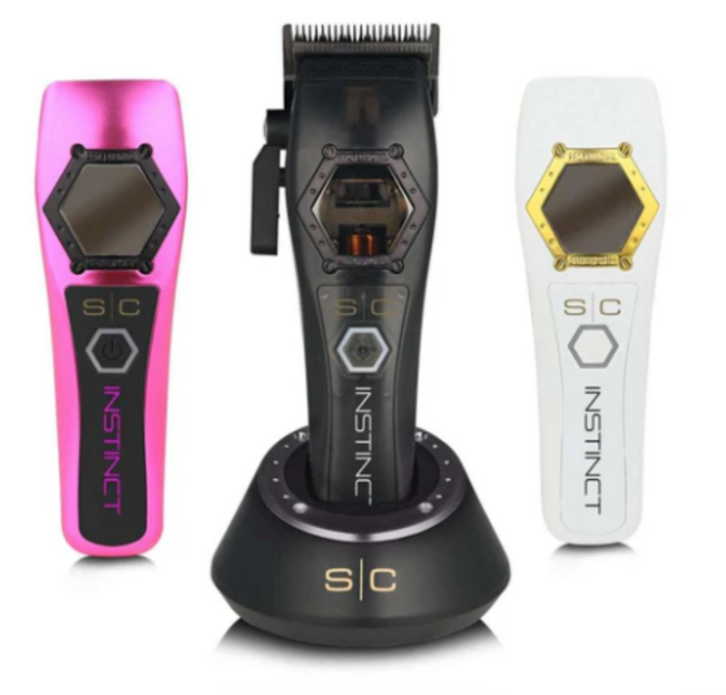 StyleCraft S|C Instinct Metal Edition Vector Motor Cordless Clipper & Trimmer Combo – With Torque Control