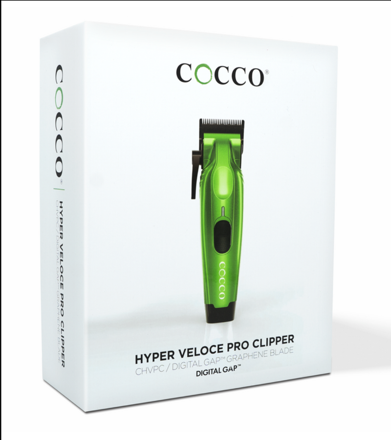 Cocco Hyper Veloce Professional Brushless High Torque Cordless Clipper - Green