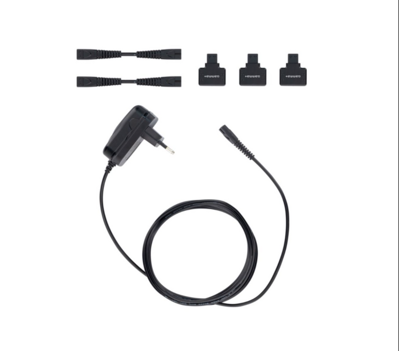 Gamma+ Connect 3 – Barberhood Charging System, 2 Expansion Cords, Adapter