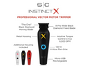 StyleCraft S|C INSTINCT X METAL EDITION TRIMMER – PROFESSIONAL CORDLESS HAIR TRIMMER WITH IN2 VECTOR MOTOR SC411M