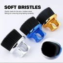Beard Styling Tool Knuckle Brush Broken Ring Hair Barber Portable Nylon – 3 colors available