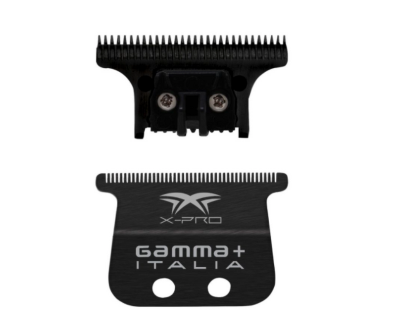 GAMMA+ Replacement Fixed Black Diamond X-Pro Wide Fixed Blade with Black DLC “The One” Cutter Trimmer Blade Set – GP536B