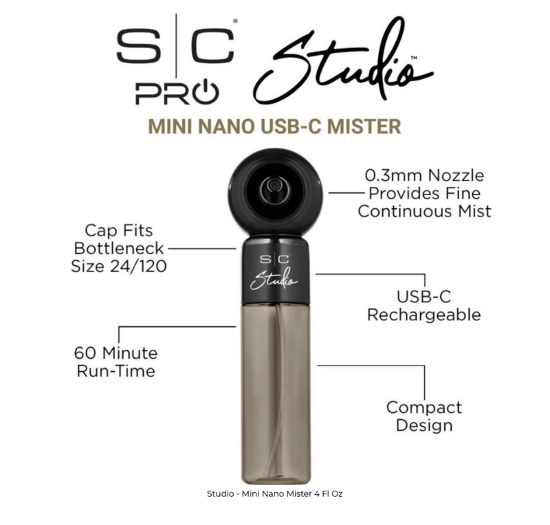 STYLECRAFT PROFESSIONAL STUDIO – MINI NANO MISTER 4 FL OZ