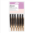 Clips de aluminio para pico de pato Diane de 3 1/2", paquete de 12, D2022