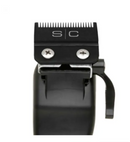 StyleCraft S|C Replacement Double Black Diamond Carbon DLC Fixed Fade Blade with Shallow Tooth Cutter 2.0 Clipper Blade Set