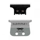 GAMMA+ X-Pro Wide Stainless Steel with Black Diamond Carbon DLC The One Cutting Trimmer Blade Set GP528SB