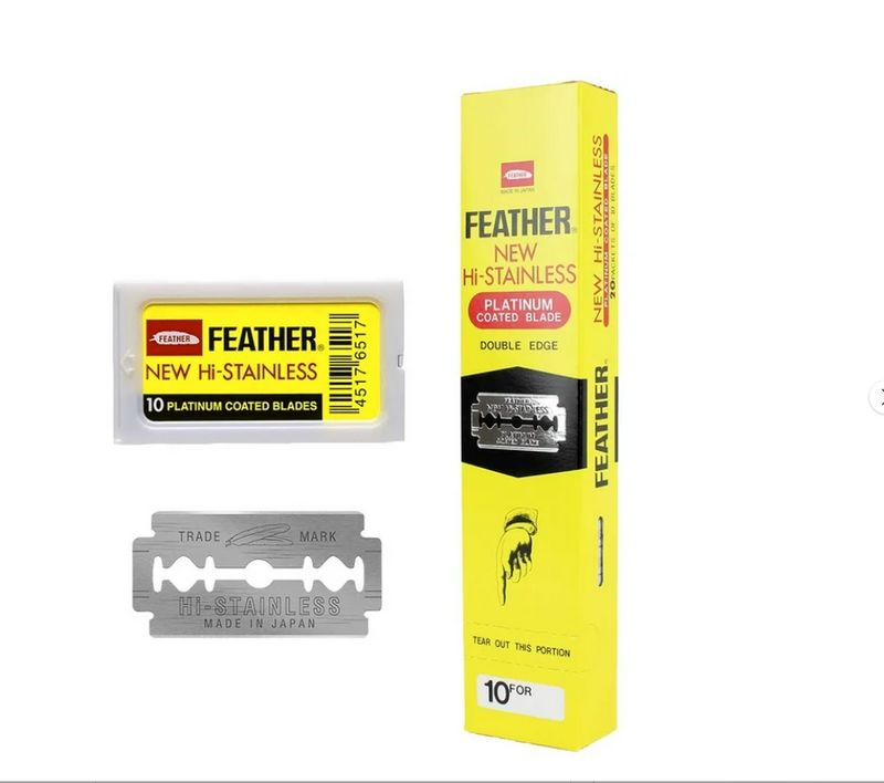 Feather Hi-stainless Double Edge Razor Blades – 200