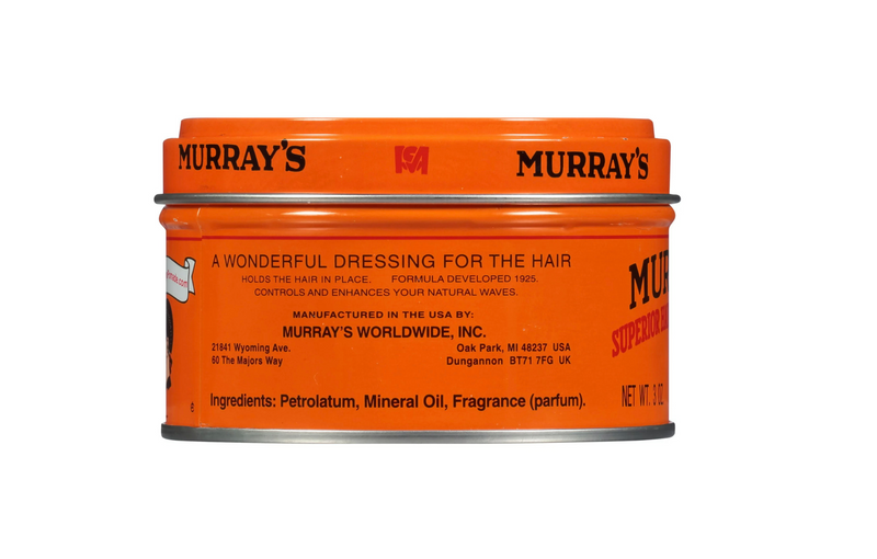 Murray’s Superior Hair Dressing Pomade 3oz Orange can