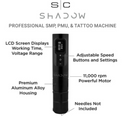 Máquina de tatuajes profesional 3 en 1 SMP/PMU StyleCraft Shadow