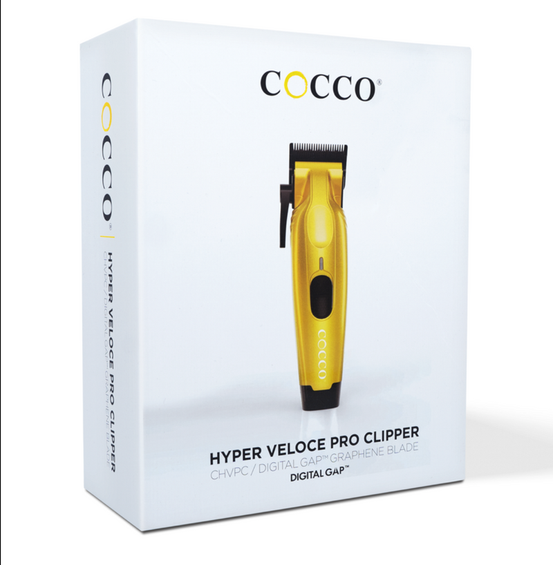 Cocco Hyper Veloce Professional Brushless High Torque Cordless Clipper - Yellow