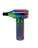 CROSSGUN Electric Cordless Mini Barber Strong Jet Turbo Fan Air Duster Chameleon – with Integrated Vacuum Cleaner Accessory