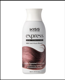 Kiss Express Color semipermanente K88 castaño oscuro cálido 3,5 oz