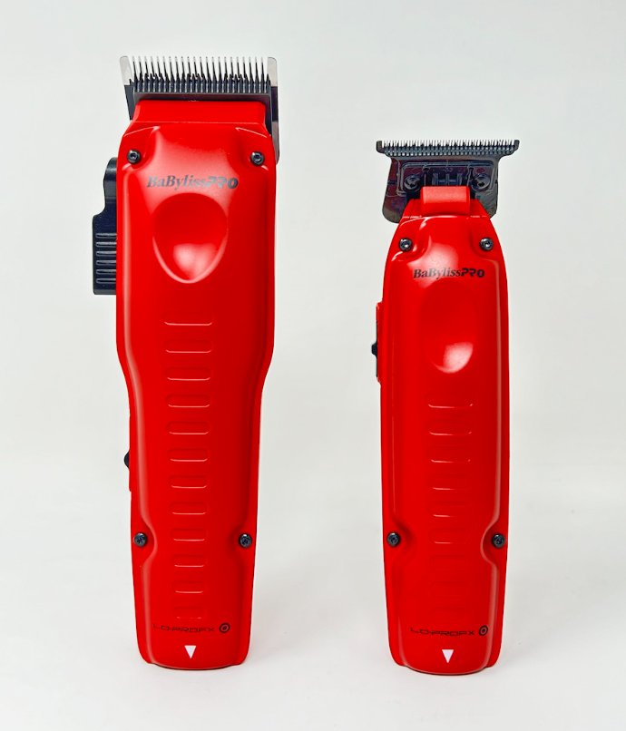 BABYLISSPRO 2pcs FXONE RED LO-PROFX CORDLESS COMBO by PBC – CLIPPER FX829MR, TRIMMER FX729MR