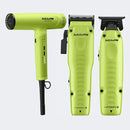 BABYLISSPRO NEON GREEN FXONE Combo – LIMITED EDITION CLIPPER,TRIMMER & BLOWDRYER & BATTERY PREPACK