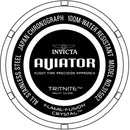 Invicta Aviator Men's Chronograph Watch (50mm, Model 31592) – Display Mode