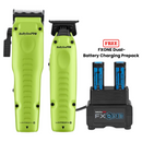 BaBylissPRO FXONE LO-PROFX Clipper & Trimmer Neon Yellow Clipper,Trimmer & Charging Prepack