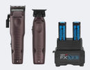 BaBylissPRO FXONE LO-PROFX Nightfall Collection Clipper,Trimmer & Dual Battery Charging Prepack Set by PCS