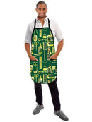Betty Dain Vintage Barber Apron Green/Gold