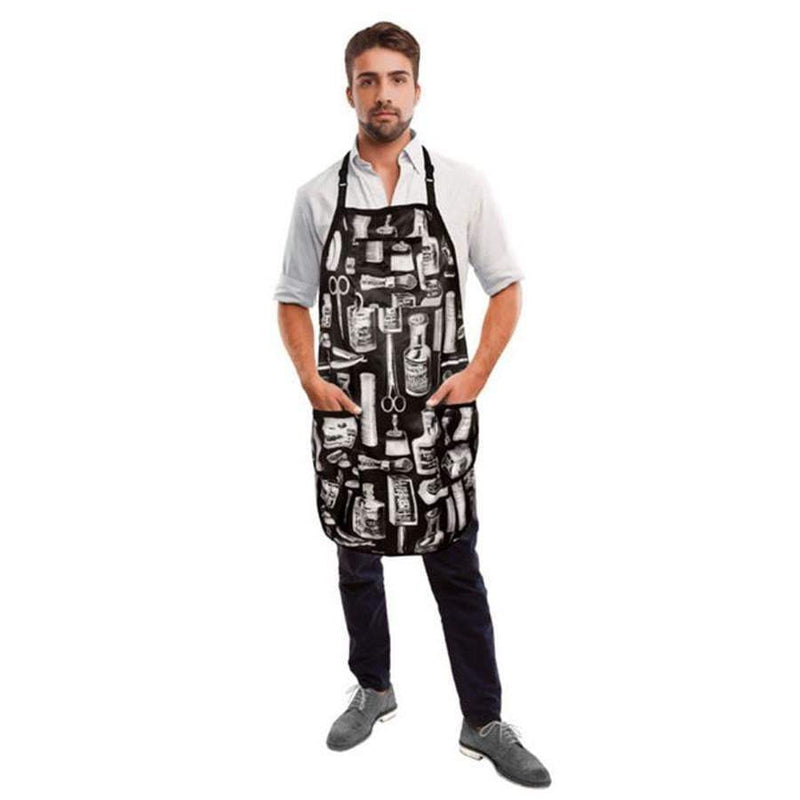 Betty Dain Vintage Barber Apron Black