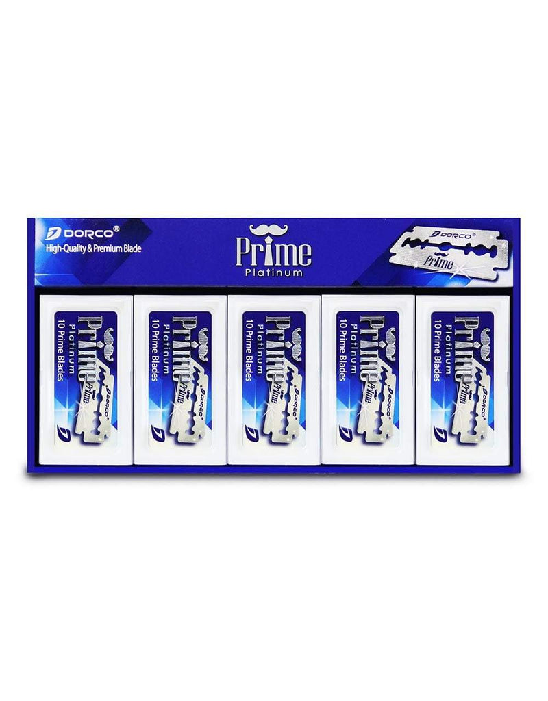 Dorco Prime Double Edge Razor Blades 100ct