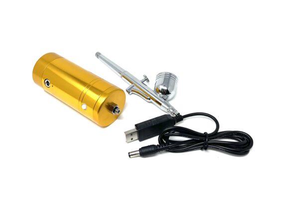 Cordless Airbrush System Compressor with additional Capacity Cups