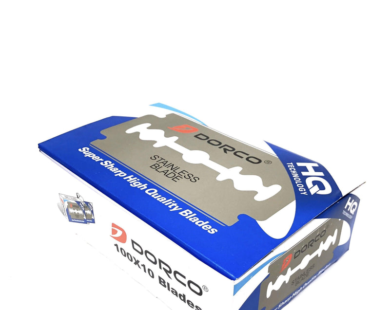 Dorco platinum blue Double Edge Razor Blades 1000 Blades 10pk