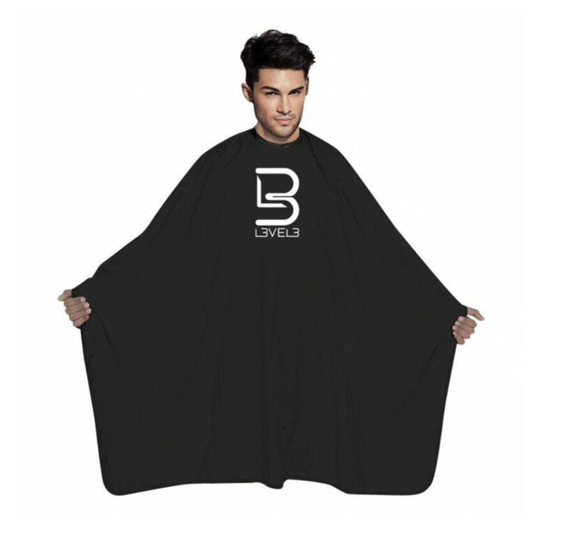 L3VEL3™ Professional Cutting Cape – Black