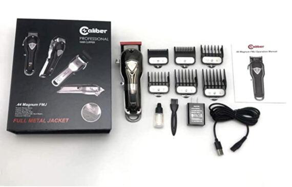 CaliberPro .44 magnum fmj with dual dlc blades all metal body cordless clipper