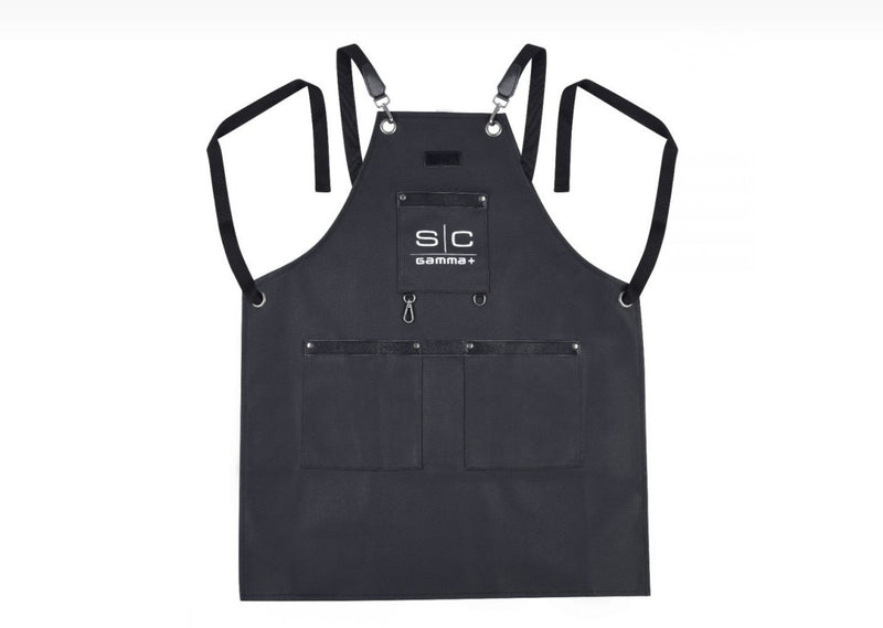 GAMMA+ X STYLECRAFT BARBER APRON - all Solid Black