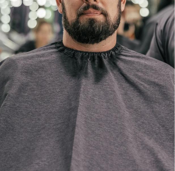 Barber Strong Barber Cape Gunmetal Grey