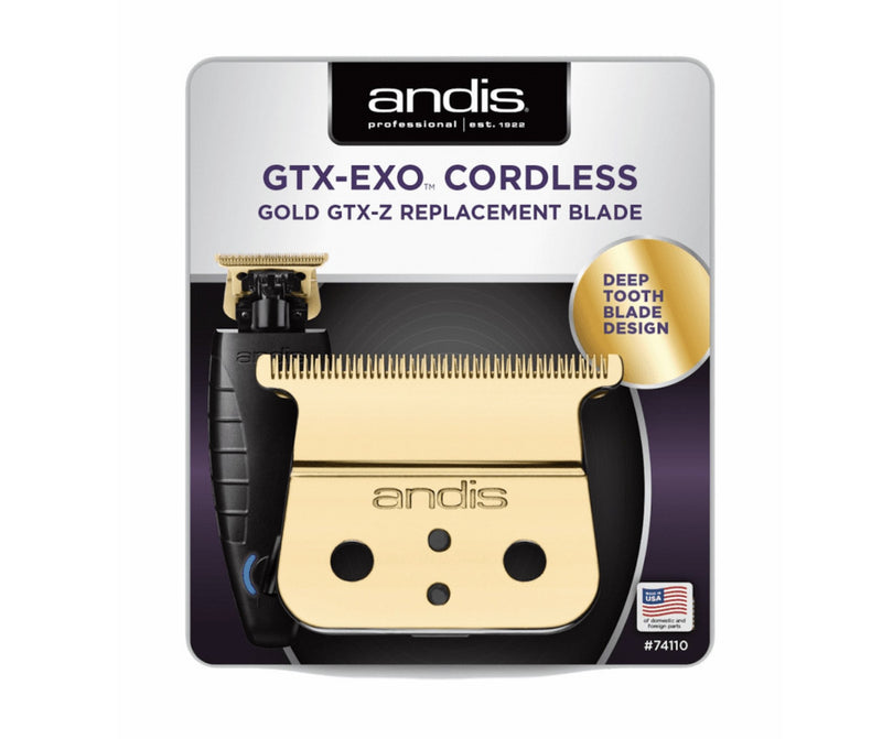 Andis GTX-EXO Cordless Replacement Blade Deep Tooth GTX-Z Gold