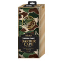 Capa de barbero con camuflaje BlackIce
