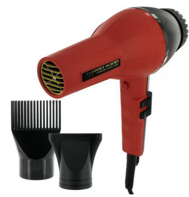 Allure Turbo Power Red and Black Hair Blower Dryer