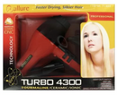 Secador de pelo Allure Turbo Power rojo y negro