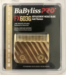 Cuchilla de repuesto para cortadora Gold Wedge de BaBylissPRO FX603G