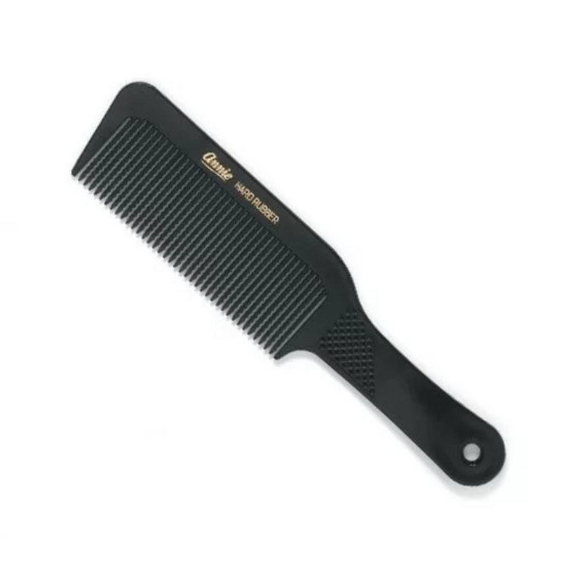 Annie Flat Top Comb with ridged waved teeth 9.5”