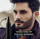 Beard Pencil Filler with Micro Fork Tips