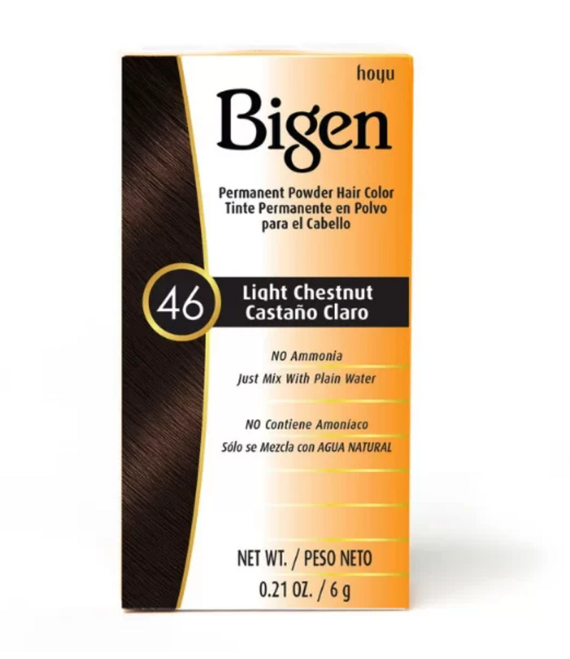 Bigen Permanent Powder Hair Color 46 light chestnut