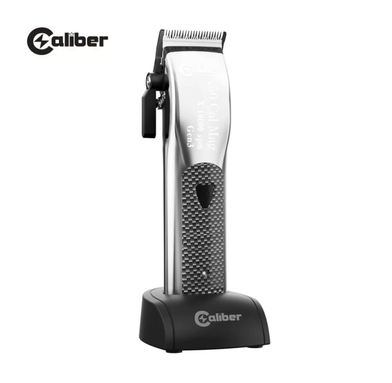 Caliber .50 CAL MAG HIGH SPEED MAGNETIC MOTOR CORDLESS CLIPPER WITH DLC BLADES – 3RD GENERATION