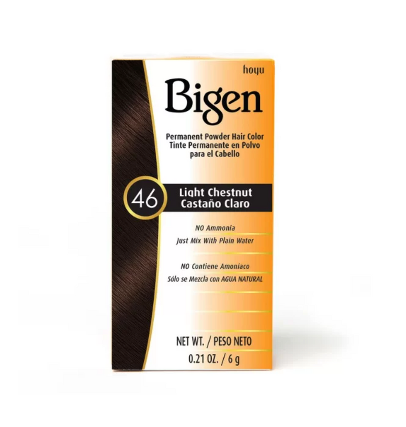 Bigen Permanent Powder Hair Color 46 light chestnut