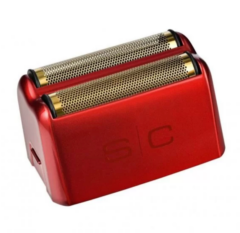 StyleCraft S|C wireless prodigy double foil shaver shiny metallic red