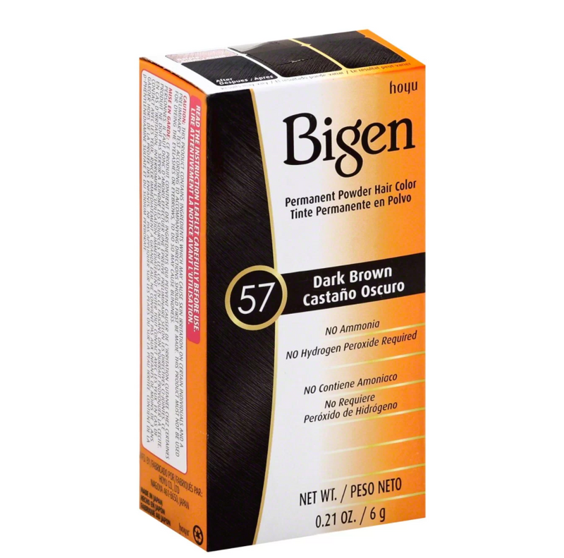 Bigen Permanent Powder Hair Color 57 Dark brown