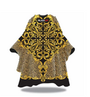 Capa de barbero con estampado de leopardo barroco de BlackIce