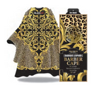 Capa de barbero con estampado de leopardo barroco de BlackIce