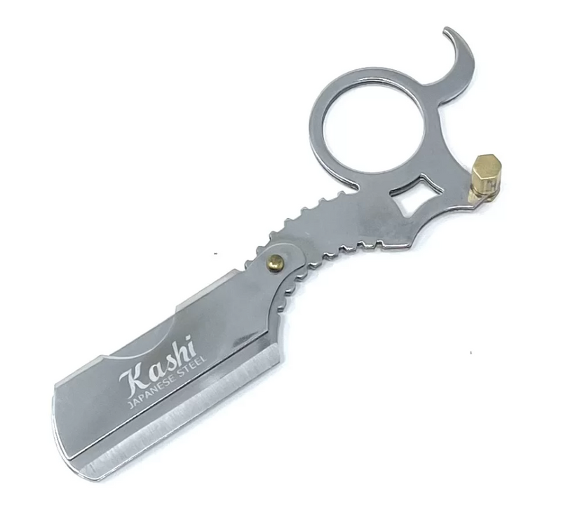 Kashi Finger Insert Razor holder chrome