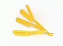 Soporte para navaja de afeitar Kashi, color amarillo