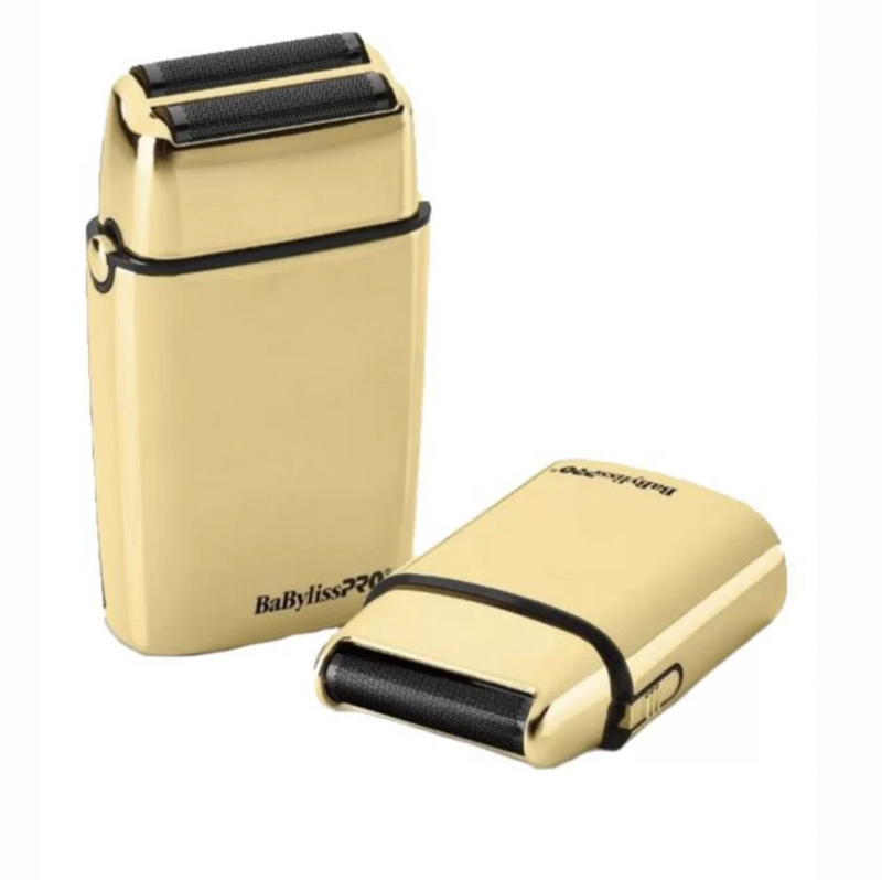 BaBylissPRO LimitedFX Collection Gold & Black Double & Single Foil Shaver Duo FXFSHOLPK2GB