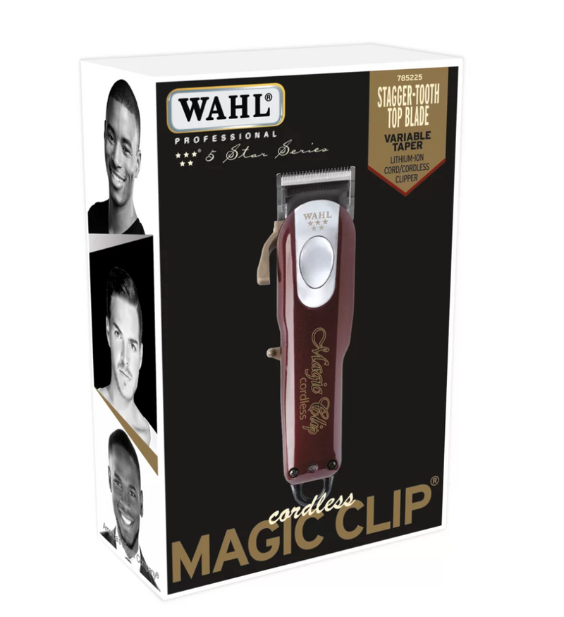 Wahl Pro 2pc Limited Edition Gold Combo by ibs - Gold Magic clip Cordless,  Gold Detailer li Cordless